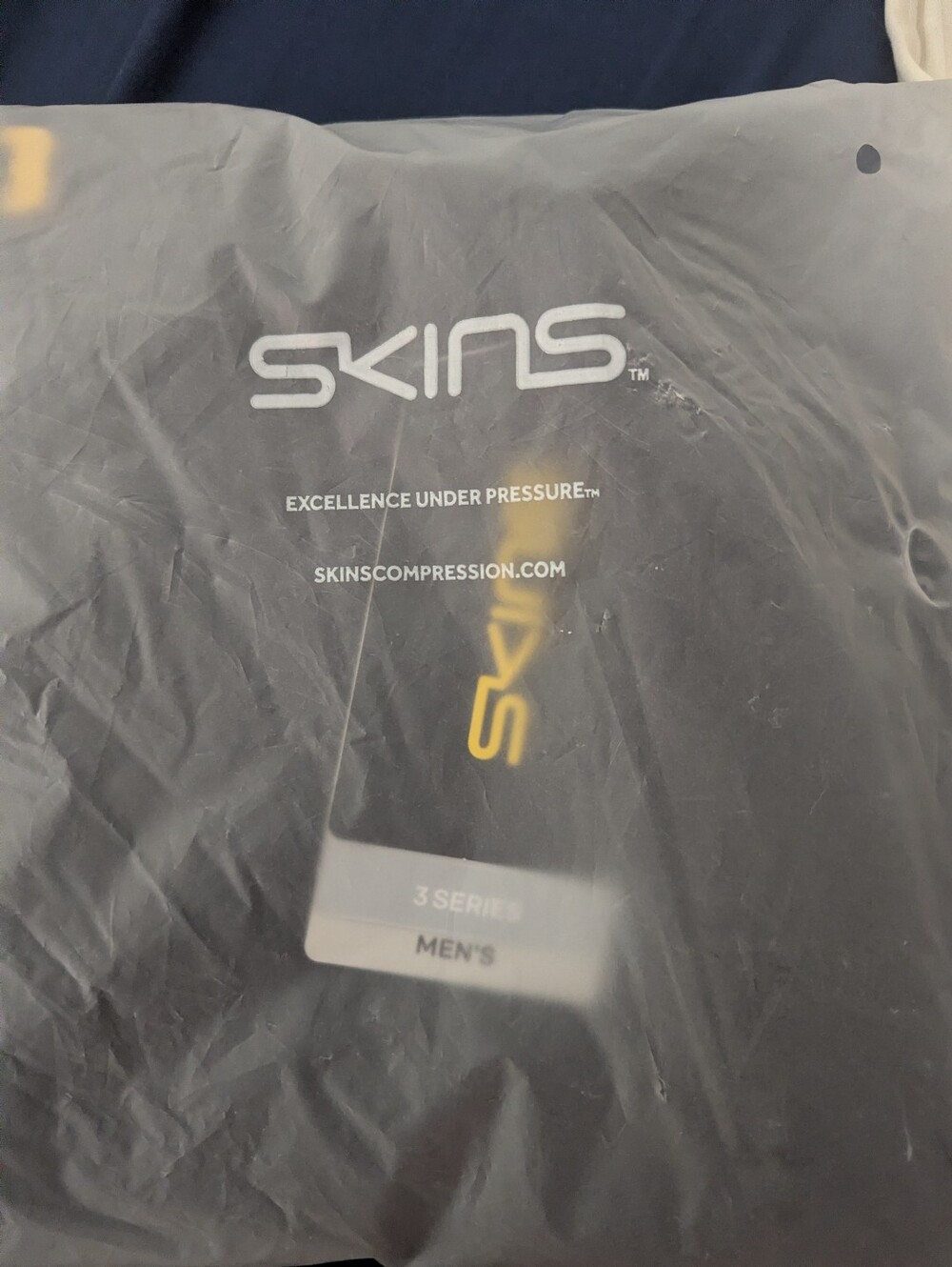 SKINS Series 3 Superpose Half Tights - Men's Black XXL